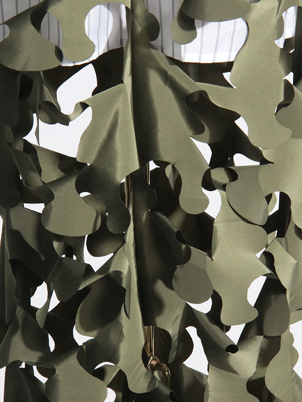 Asymmetric Split-Joint Split-Side Zipper High Waisted Loose Skirts Bottoms