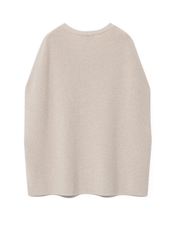 Casual Loose Solid Color V-Neck Vest Top