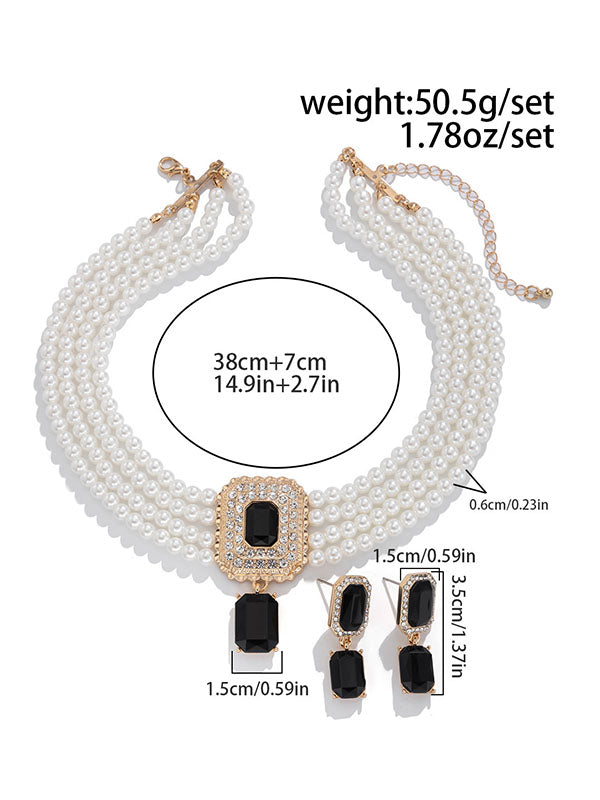 Geometric Necklaces Accessories Drop Earrings