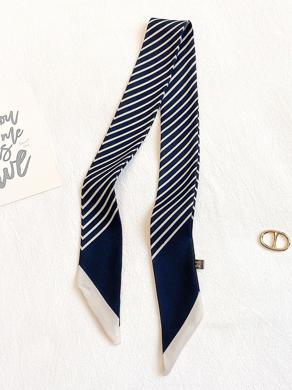 Leisure Striped Hair Band Scarf