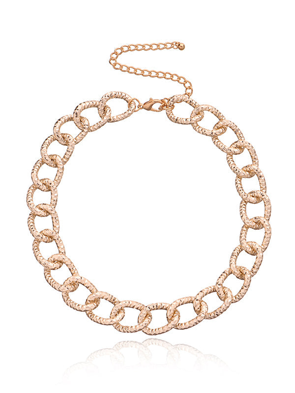 Chains Geometric Hollow Necklaces Accessories Dainty Necklace