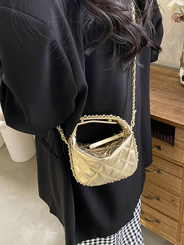 Chains Rhombic Crossbody Bags Bags