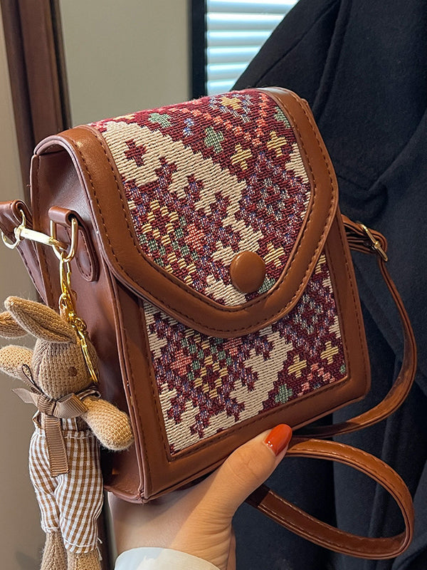 Geometric Split-Joint Crossbody Bags