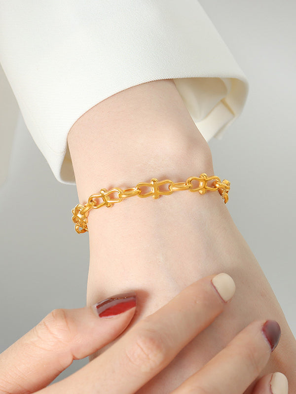 Chains Solid Color Bracelet Accessories