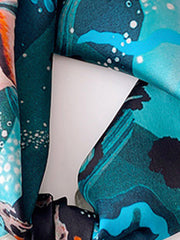 Printed Leisure Square Silk Scarf