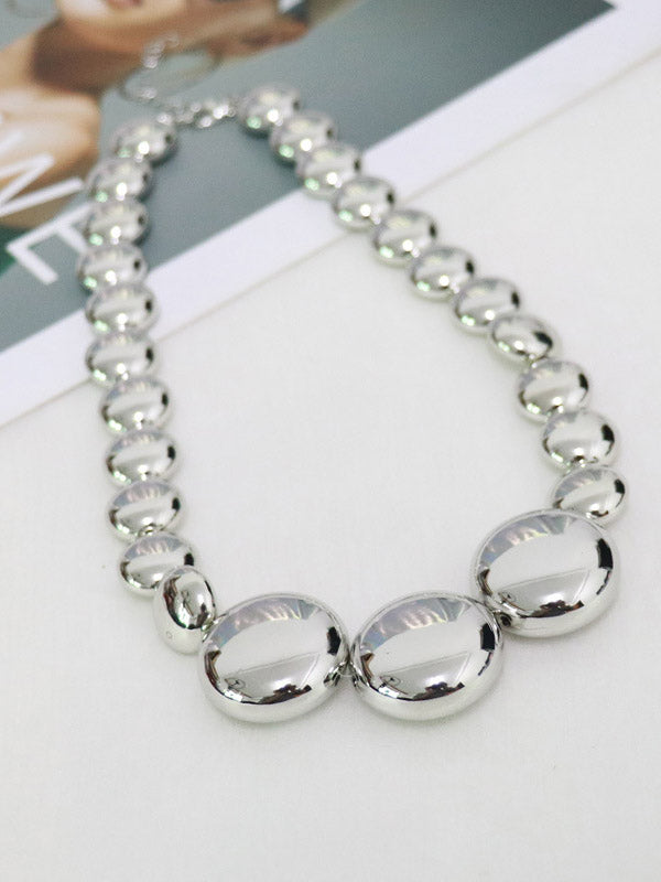 Shiny Solid Color Necklaces Accessories