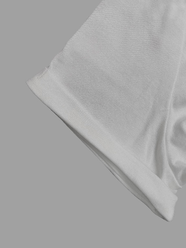 Solid Color Short Sleeves Round-neck T-Shirts Tops