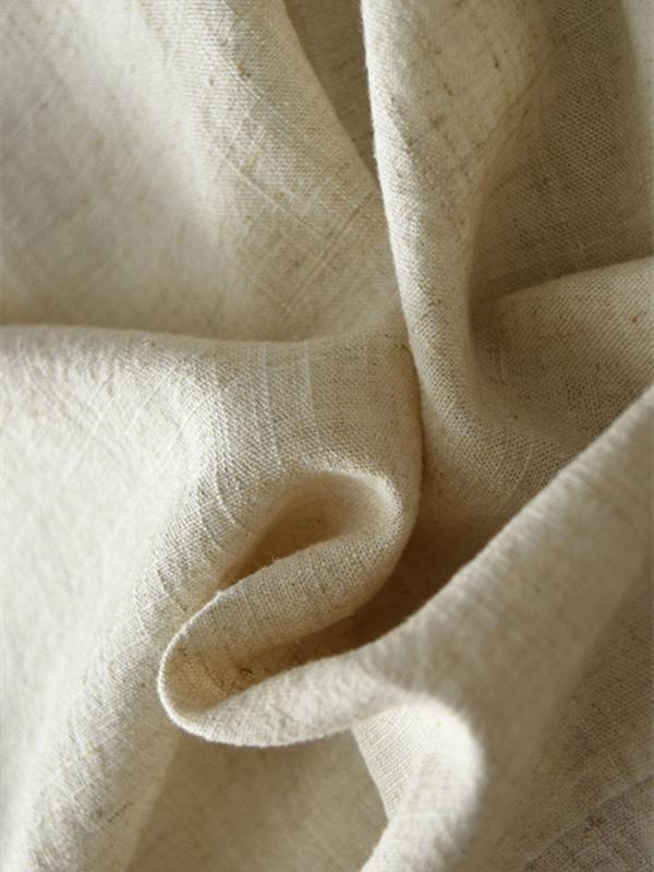 Soft Beige Ramie Cotton Blouse Outwear