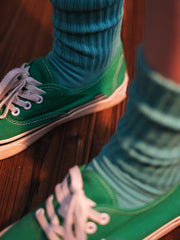 Elasticity Pleated Solid Color Socks