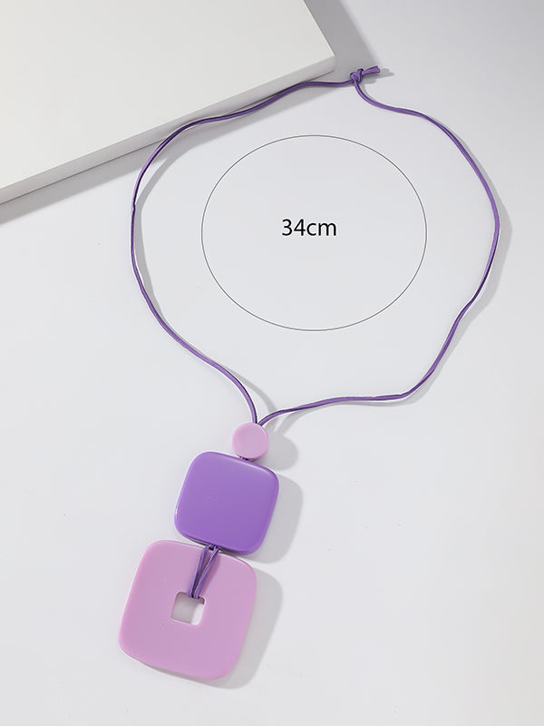 Geometric Necklaces Accessories