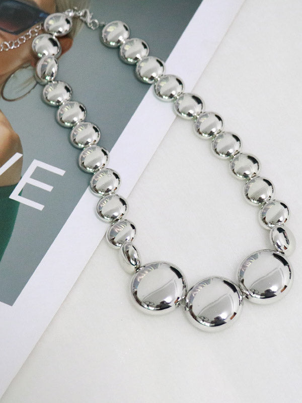 Shiny Solid Color Necklaces Accessories