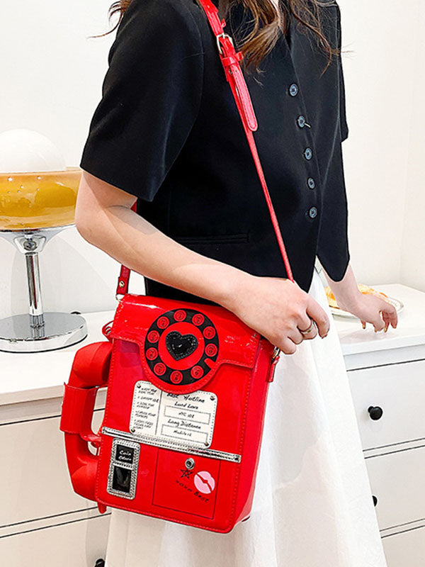 Geometric Zipper Crossbody Bags