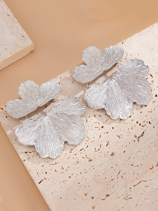 Flower Shape Irregularity Earrings Accessories