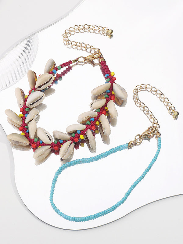 Geometric Conch Anklet