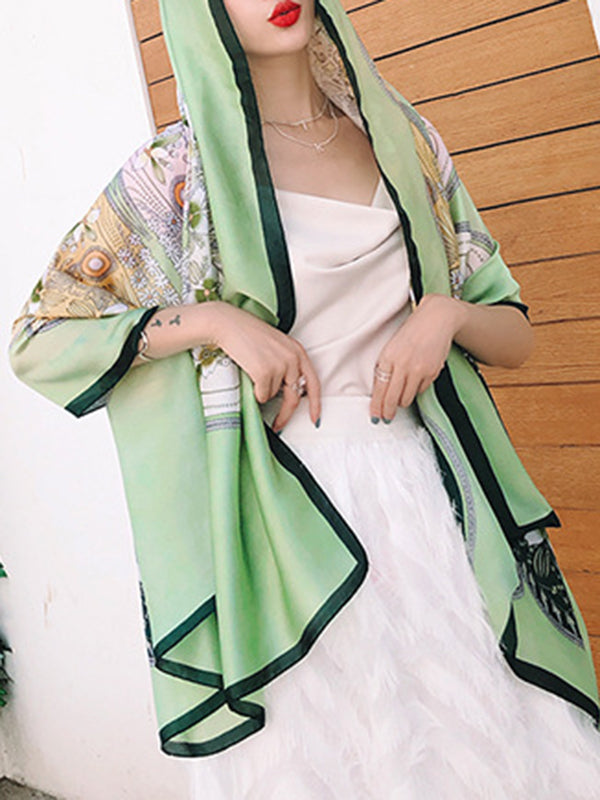 Printed Sun Protection Shawl&Scarf