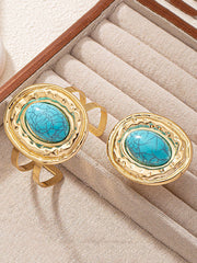 Geometric Bracelet + Rings Accessories Two Pieces