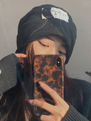Original Casual Cool Applique Knitting Hat