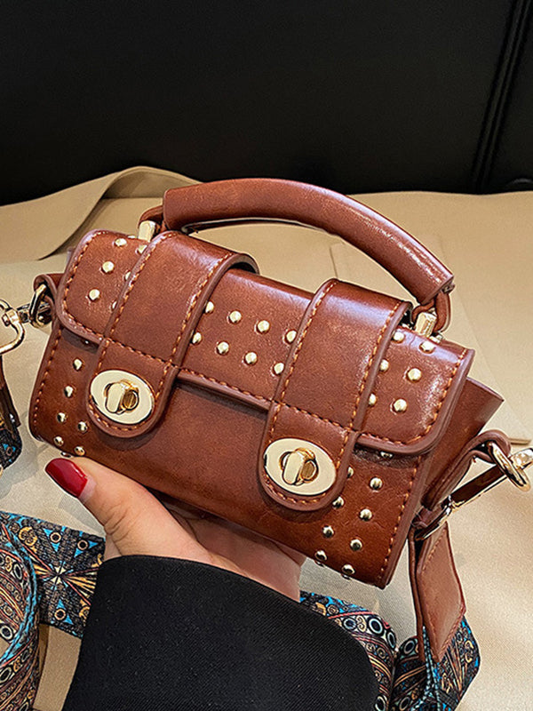 Rivet Split-Joint Handbags Crossbody Bags Bags