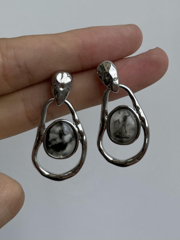 Geometric Hollow Irregularity Earrings Accessories
