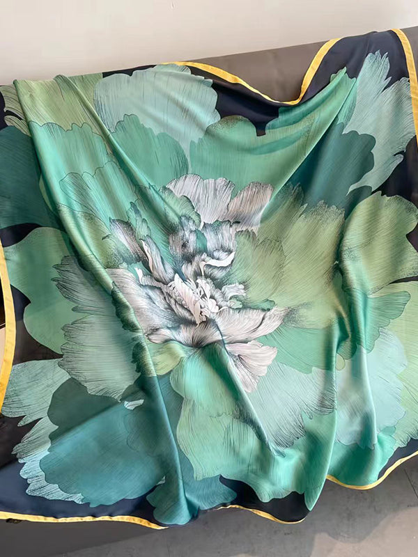 Floral Printed Scarf Headband
