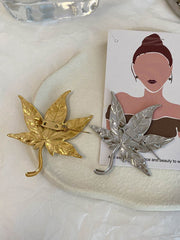 Original Vintage Maple Leaf Shape Brooch