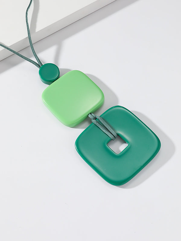 Geometric Necklaces Accessories