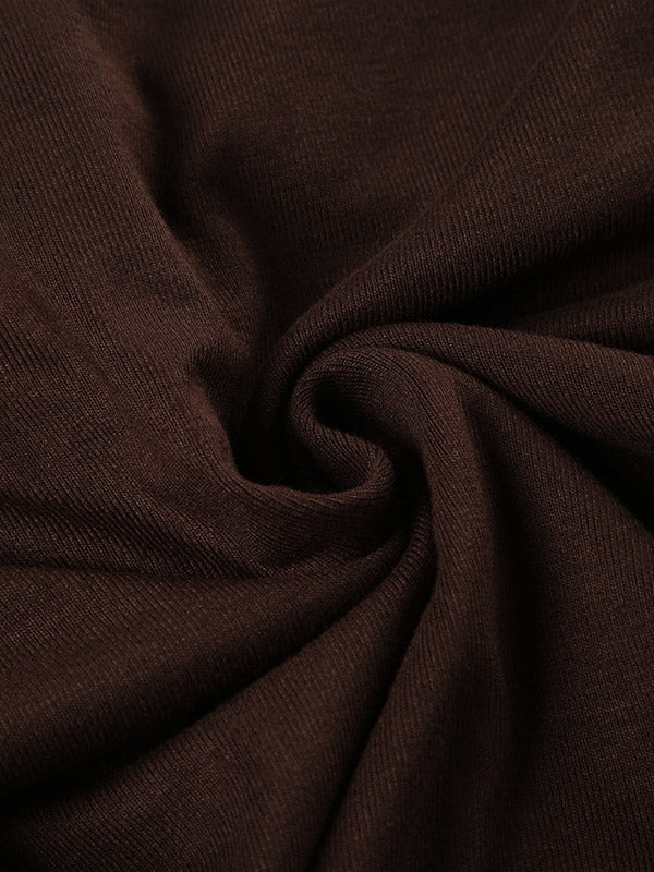 Pleated Solid Color Sleeveless V-Neck Vest Top