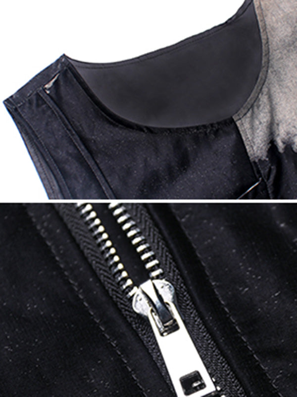 Original Print Round-Neck Jumper Dress