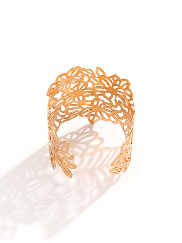 Geometric Hollow Solid Color Bracelet Accessories