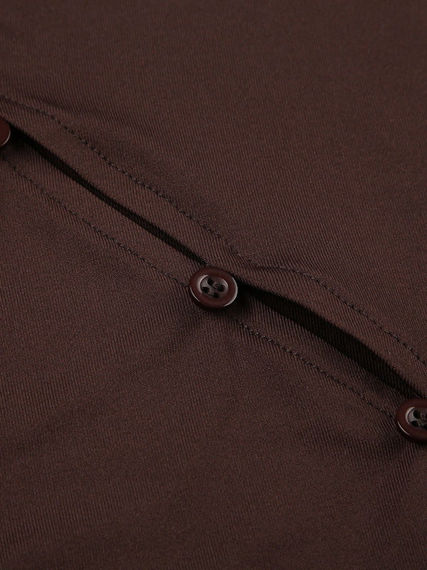 Hollow Solid Color Split-Joint Loose Skinny Round-neck Vest Top