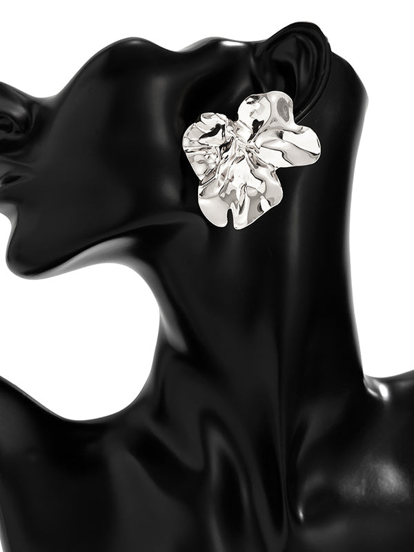 Flower Shape Normcore Earrings Accessories