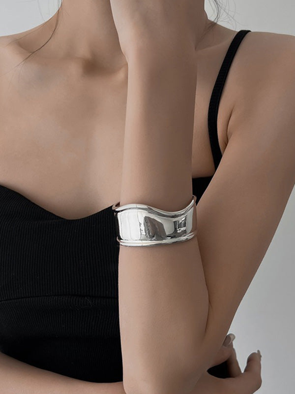 Geometric Solid Color Irregularity Bracelet Accessories