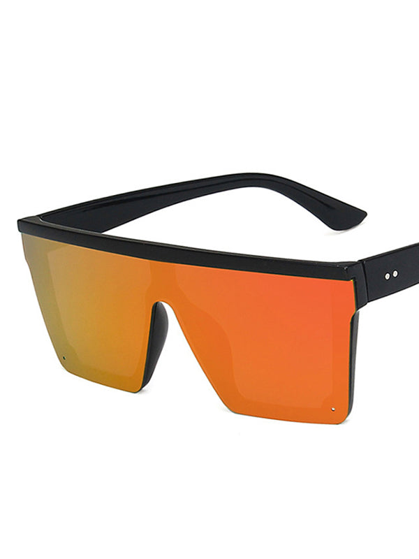 Geometric Sun-Protection Sunglasses Accessories