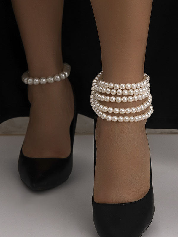 Geometric Two Pcs Anklets