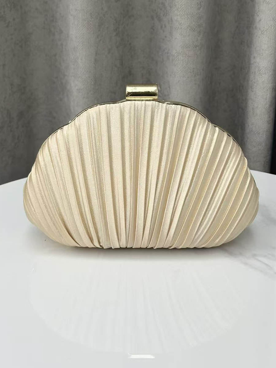 Lock Pleated Mini Bags Evening Bags & Clutches Crossbody Bags