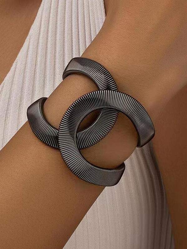 Adjustable Chains Hollow Round Cut Bracelet Accessories