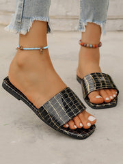 Open Toe Split-Joint Slippers Flats