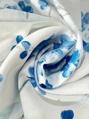Flower Print Split-Joint Long Sleeves Loose Lapel Blouses&shirts Tops
