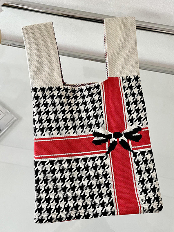 Printed Woven Handbag Bags Accessories
