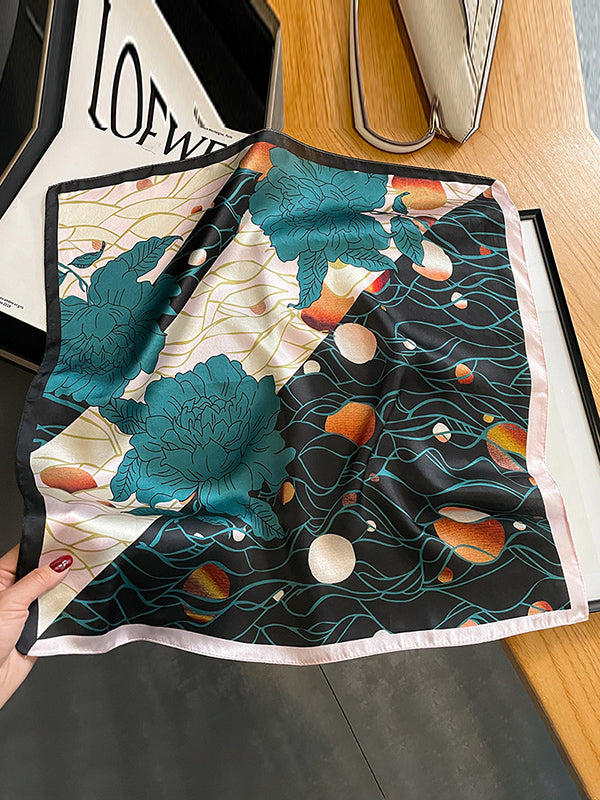 Floral Printed Shawl&Scarf