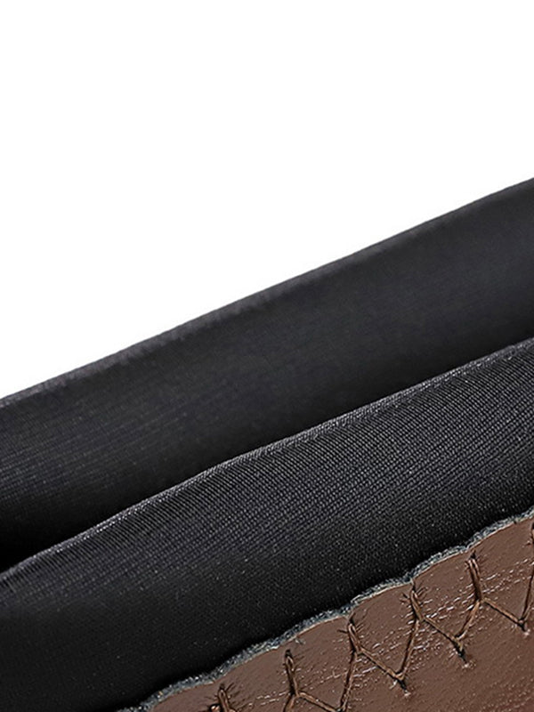 Pointed-Toe Split-Joint Pumps Boots