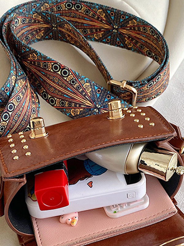 Rivet Split-Joint Handbags Crossbody Bags Bags
