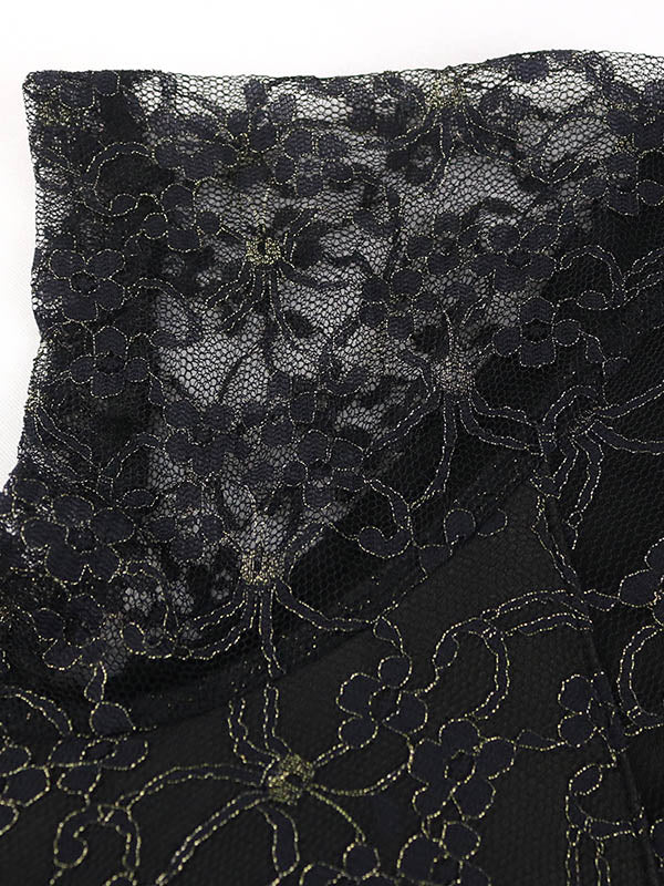 Ruffle Trim Solid Color Split-Joint Bodycon High Waisted Round-neck Midi Dresses