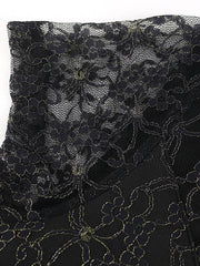 Ruffle Trim Solid Color Split-Joint Bodycon High Waisted Round-neck Midi Dresses