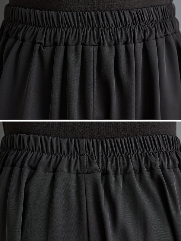 Split-Joint Striped Harem Pants Irregular clipping Casual Pants Bottoms