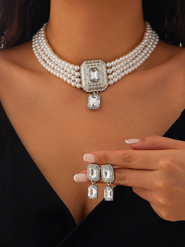 Geometric Necklaces Accessories Drop Earrings