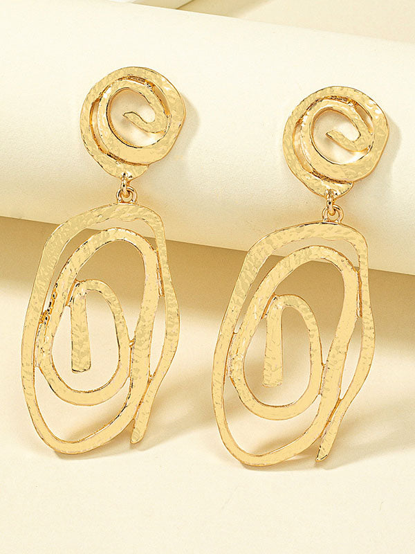 Geometric Hollow Earrings Accessories Drop Earrings