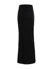 Solid Color A-Line Bodycon Skirts Bottoms