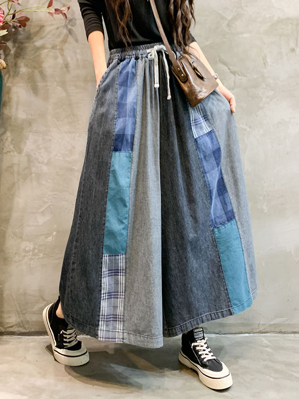 Vintage Wide Leg Elasticity Split-Joint Jean Pants Bottoms