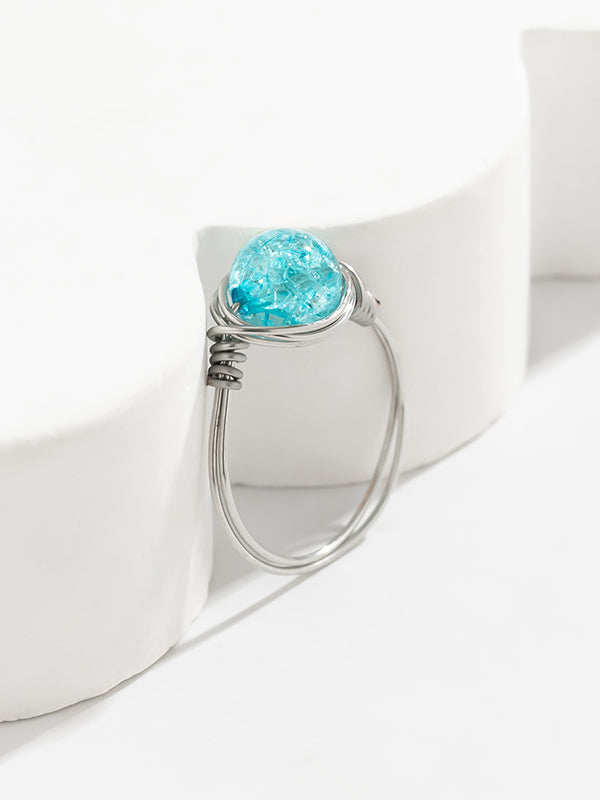 Casual Geometric Rings Accessories